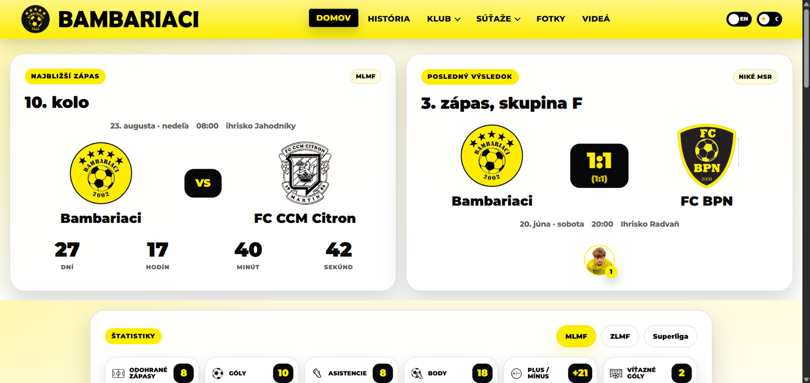 Bambariaci Homepage desktop preview